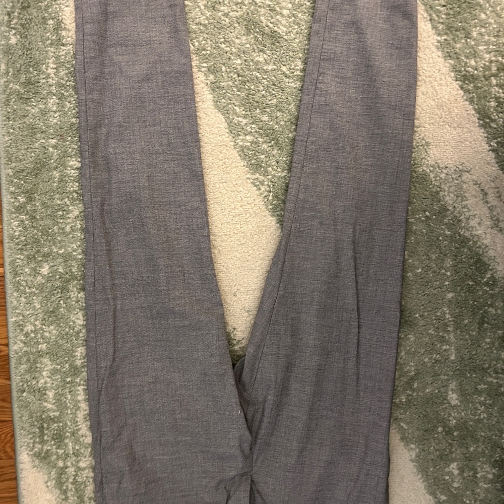 Erika Gray and White Pants